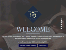 Tablet Screenshot of gracewaychurch.com
